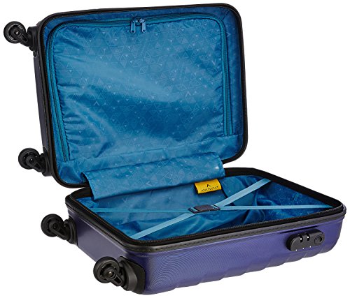 Image of Aristocrat Cabin Polycarbonate 56Cm Hard Suitcase (Juke55Tmib Blue) With 360 Degree Wheels