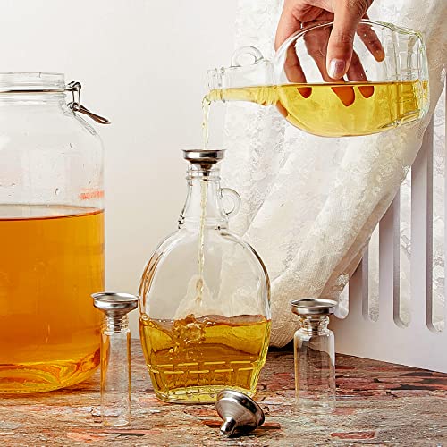 Didaey 12 Pcs Mini Funnel For Filling Small Bottles Kitchen Stainless Steel Funnel, Essential Oils, Diy, Cooking Spices Liquids, Flask, Amber Bottles, Homemade Make Up Fillers #TOP5