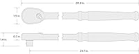 Vista 7 de TEKTON Trinquete de 1/2 pulgada de impulso x 24 pulgadas SRH01224