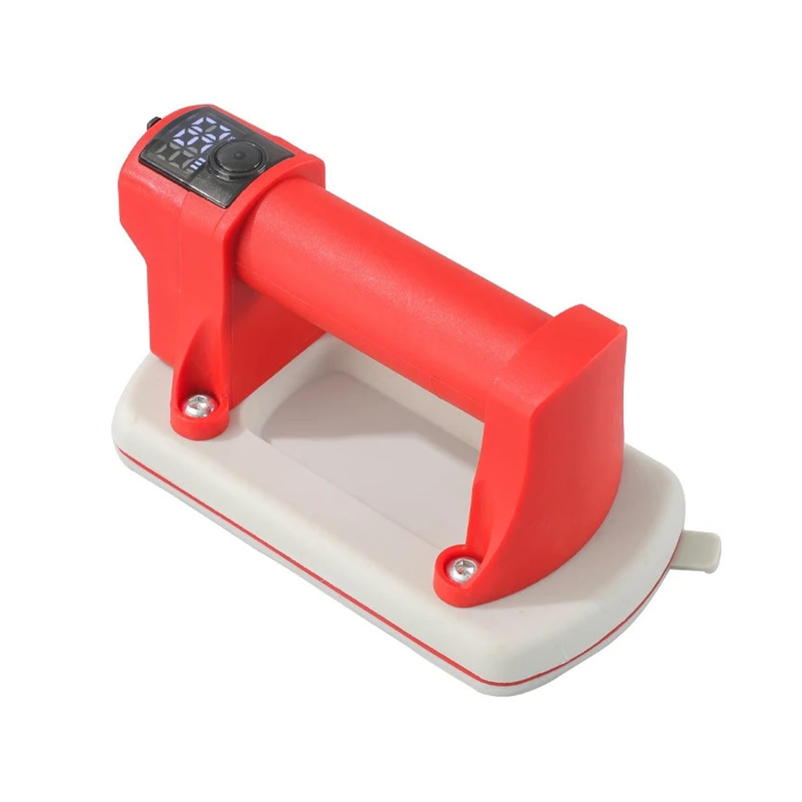 Leprem Rosso Heavy Duty Vacuum Lifter Air Pump 90Kg Load Electric Suction Cup Glass Tile Manual Lifting Magnets(Rosso)