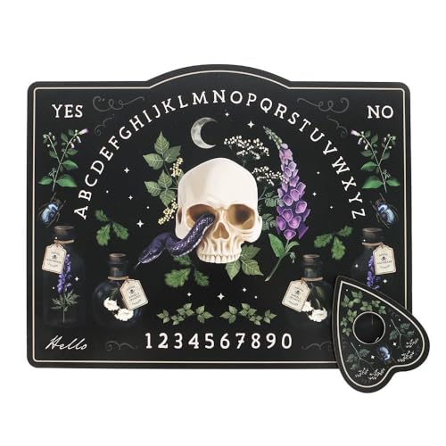 Ouija Poisonous Plants Noir pour sublimer vos soirées rituelles et votre décoration gothique