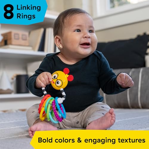 Image of Baby Einstein Cals Connectors Sensory Toy with Textured Links, Ages 0+ Months and Up