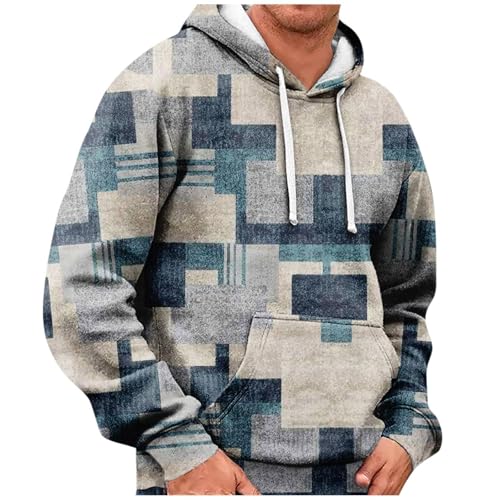 Sudadera suelta contra el frío para hombre que busca confort retro