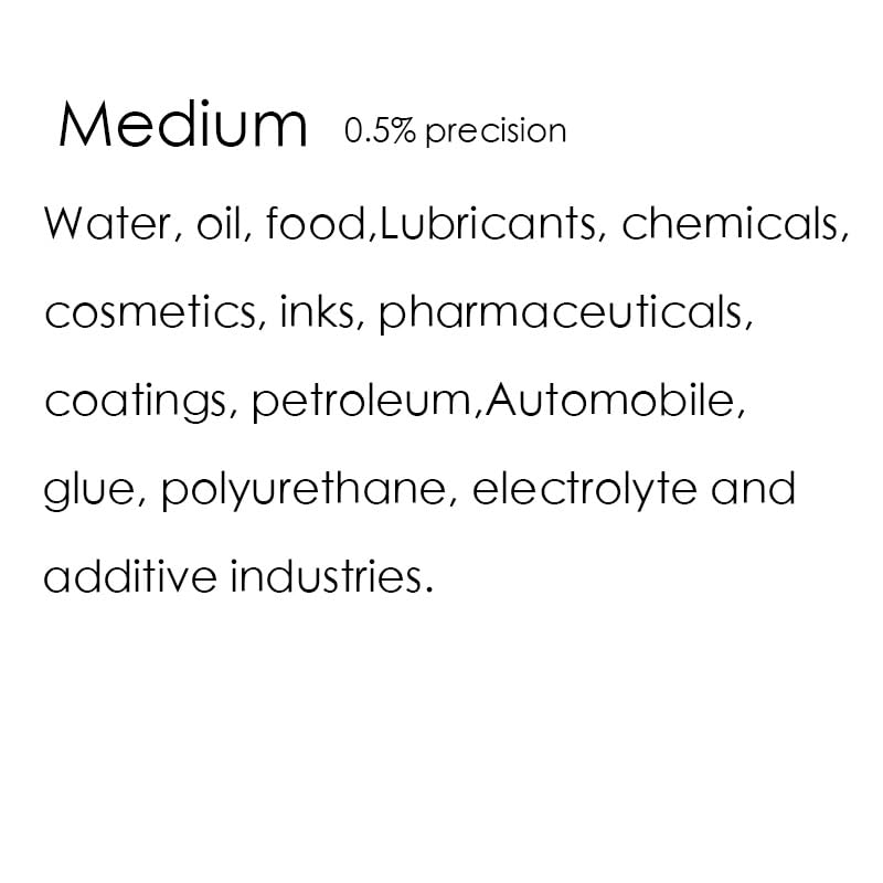 Miernik przepływu wody, Miernik przepływu oleju hydraulicznego MicroGear(6.6-400ml per min)