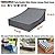 YANGSHILEI Double Lounge Chair Cover 100% Waterproof Outdoor Chaise Lounge Cover 600D Weather Resistant Material, UV Protection, Windproof Design Double Wide Patio Lounge Chairs Covers (Grey)
