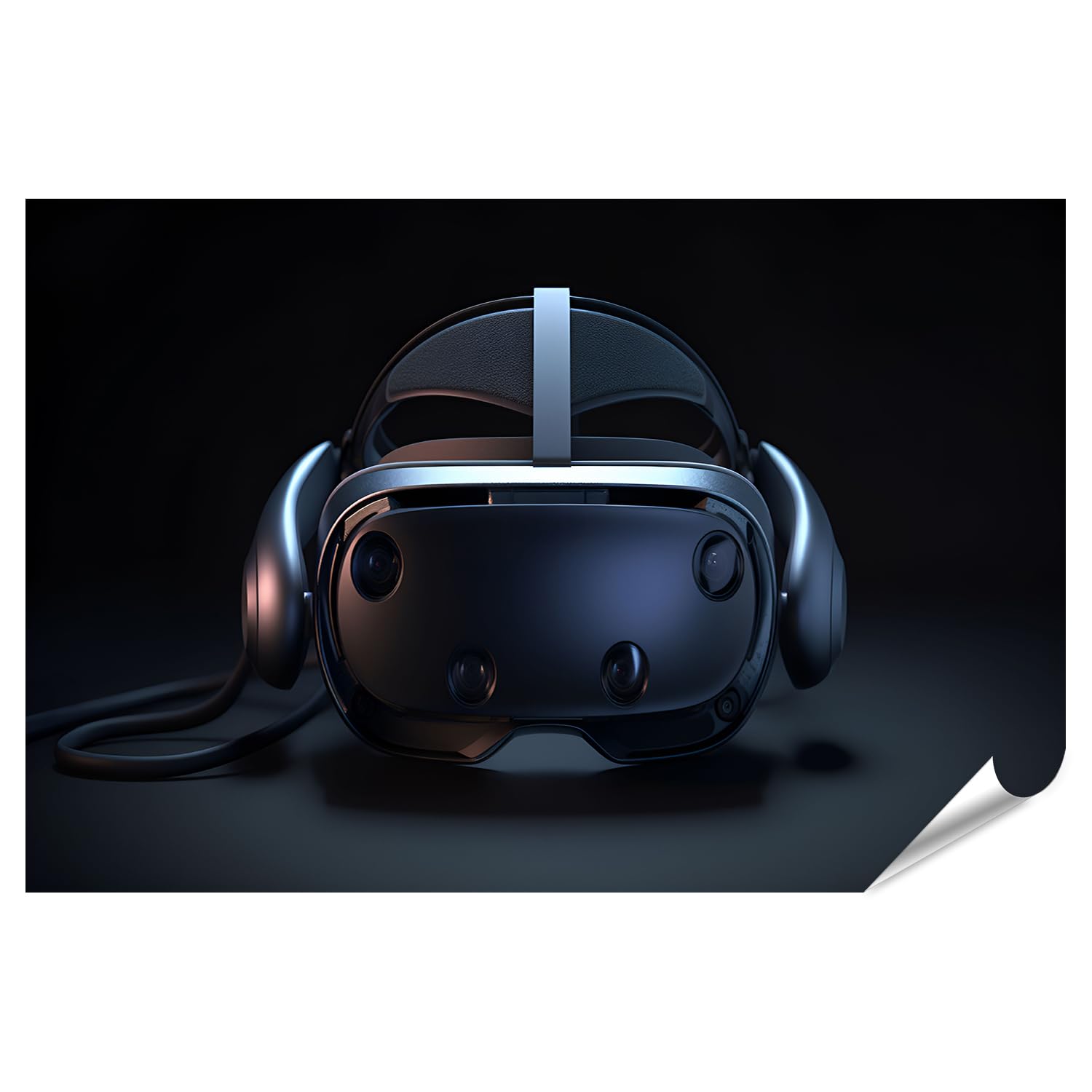 islandburner Prime XXL - Póster de realidad aumentada con auriculares de realidad virtual