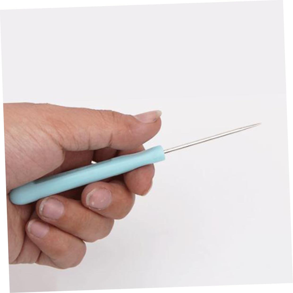 10pcs Sewing Tools Equipment Plastic Handle Awls Steel Pricker Quilting Supplies for DIY Sewing and Repair Projects Random Color