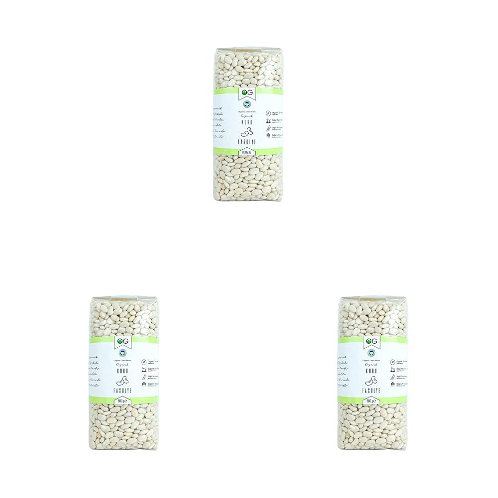OG Organik Kuru Fasulye 800 gr (3 paketi)