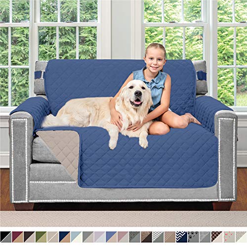 Sofa Shield Original Patent Pending Reversible Chair Protector for Seat Width up to