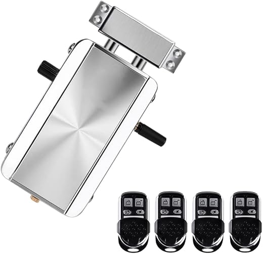 Splenssy Keyless Entry Door Lock, Intelligent Electronic Remote Control Door Lock, Smart Wireless Anti-Theft Deadbolt Acce...