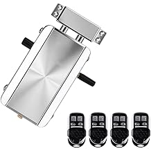 Electronic Intelligent Home Door Lock Kit, Smart Wireless Anti-Theft Home Security Keyless Deadbolt Access Control System with 4pcs Remote Control