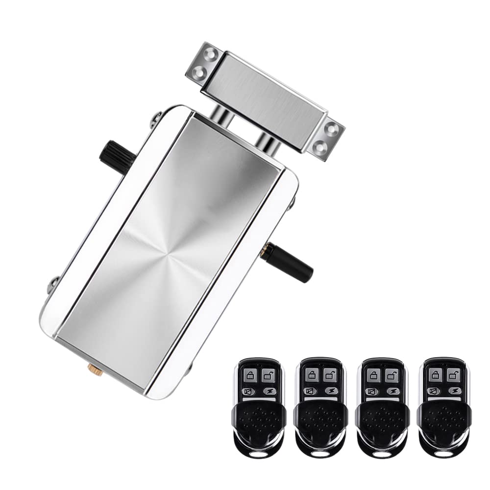 Splenssy Keyless Entry Door Lock, Intelligent Electronic Remote Control Door Lock, Smart Wireless Anti-Theft Deadbolt Acce...