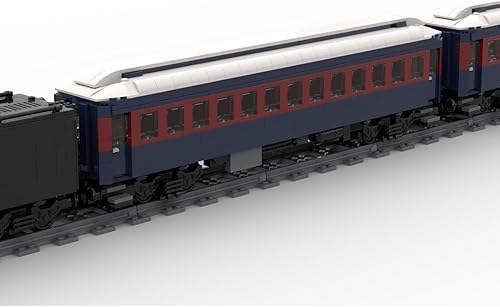 Miniatura 3 de Juego de bloques de construcción de locomotora eléctrica polar navideña, kit de exhibición de modelo de tren, decoración del hogar y la oficina y