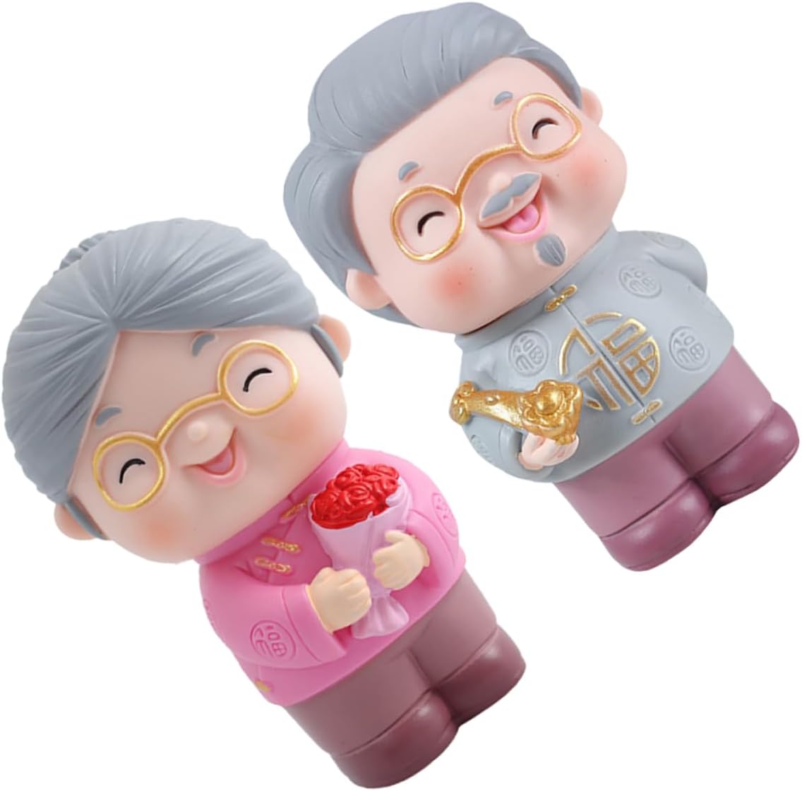 IMIKEYA 2pcs Baking Cake Decoration Wedding Decor Elder