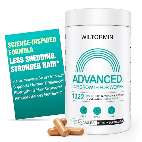 Hair Growth Supplements for Women - Visibly Thicker, Fuller Hair
