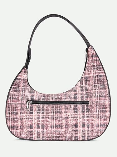 Image of ZOUK Pixi Small Shoulder Bag | Vegan Leather Evening Bag for Women with Shoulder Strap, Zip Closure & Water-Resistant Lining | Stylish Handcrafted Purse |