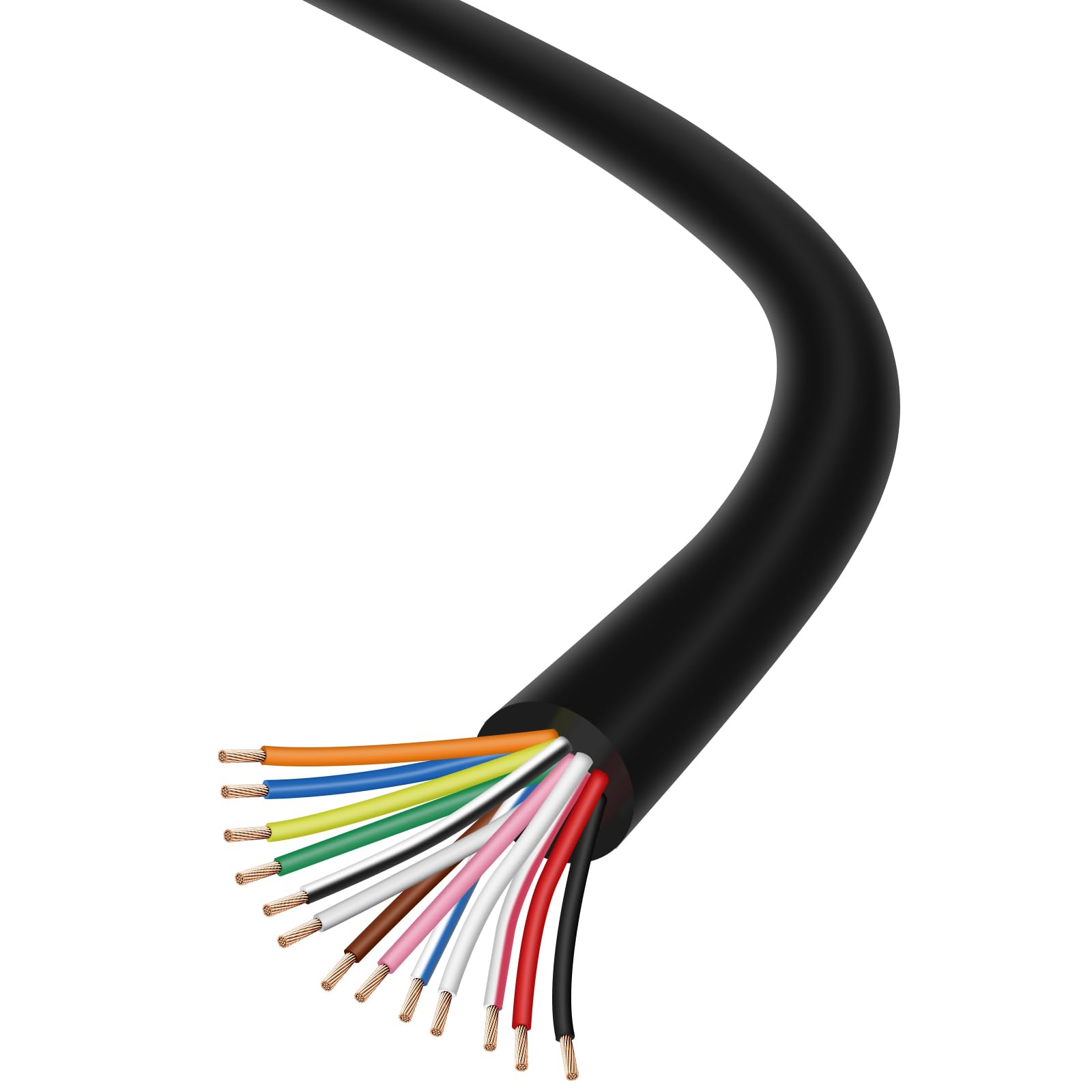 Auprotec Câble De Véhicule 10 M - 2 X 2,5 Mm² - Câble Rond 2 Fils