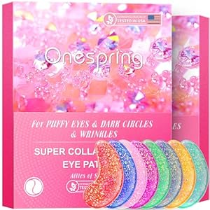 Under Eye Patches (24 Pairs) – Upgrade Eye Gel Pads for Wrinkles, Puffy Eyes, Dark Circles, Eye Bags, Natural Collagen Eye Gels Pads, Under Eye Mask Patches for Refreshing, Revitalizing