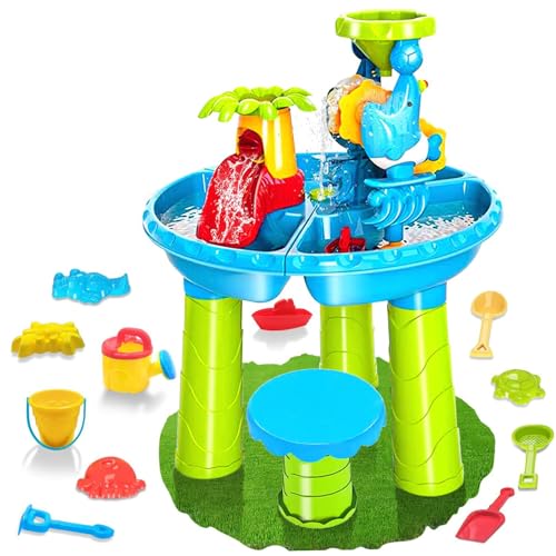 Table de Jeu d'Eau et de Sable pour s'Amuser au Jardin et à la Piscine