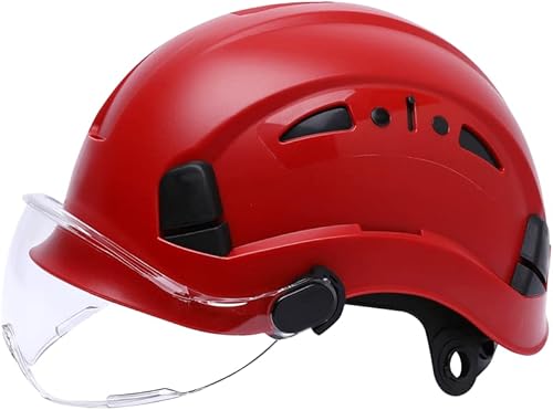 Miniatura 3 de Cascos De Construcción Casco de Seguridad con Visera 6 Puntos Ajustable Suspensión ANSI Z89.1 Tipo I Clase C Hardhats, Cascos De Construcción