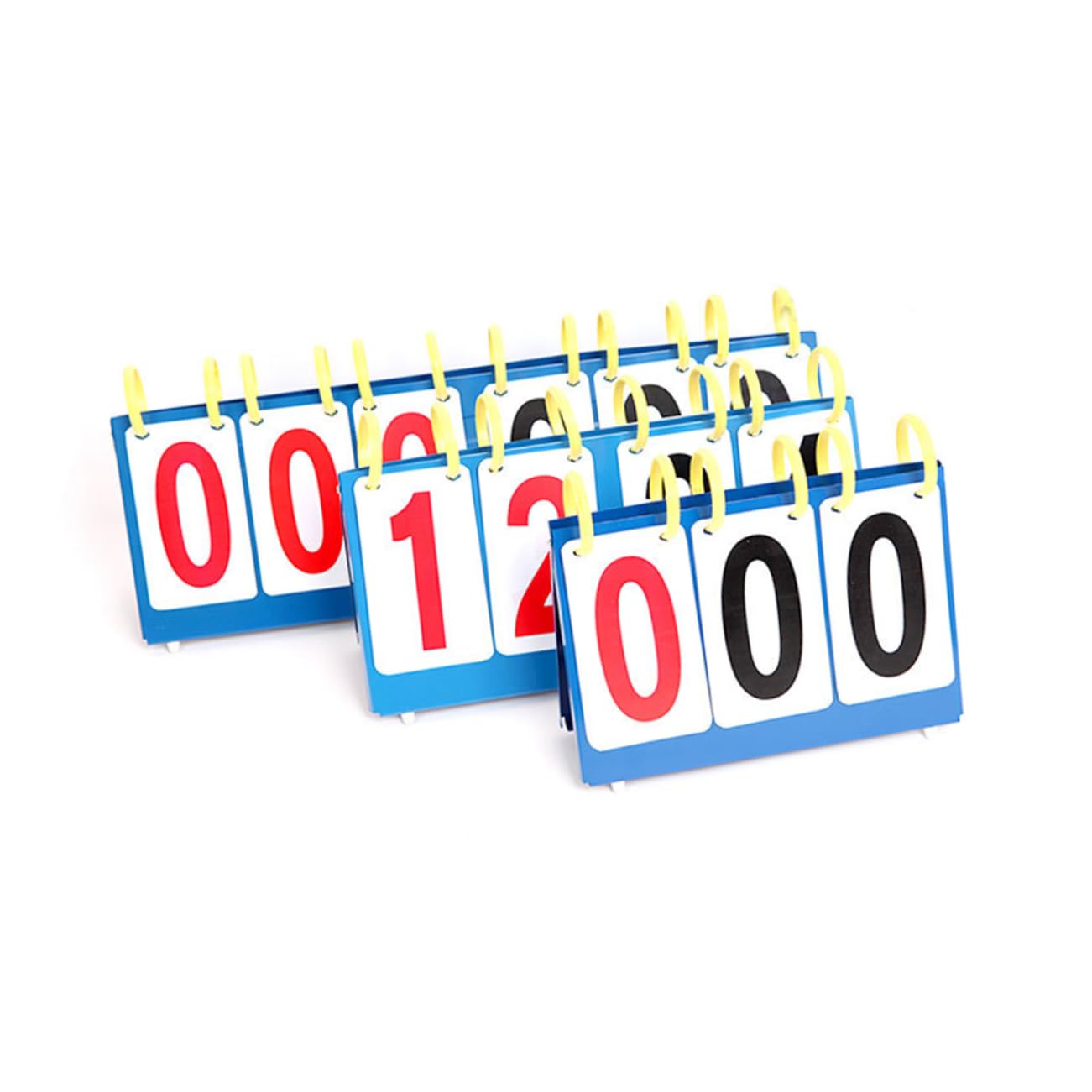 HANABASS 4- Sports Scoreboard Flipper Score Keeper for Basketball Volleyball Badminton Portable Table Tennis Scoreboard
