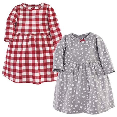Image of Hudson Baby Girl's Cotton Dresses