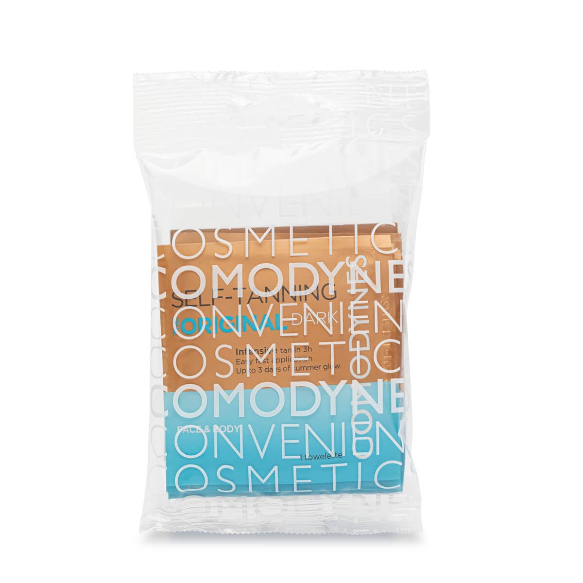 Comodynes - Selbstbräunungstücher The Original Dark, Natürlich und Gleichmäßig, Gesicht, Hals und Dekolleté, Für Strahlende, Gebräunte Haut in Nur 3 Stunden, Paraben- & Duftstofffrei - 8 Tücher