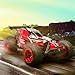 JEYPOD Remote Control Car, 2.4 Ghz High Speed Racing RC Car with 4 Batteries, Kids Toys, Red