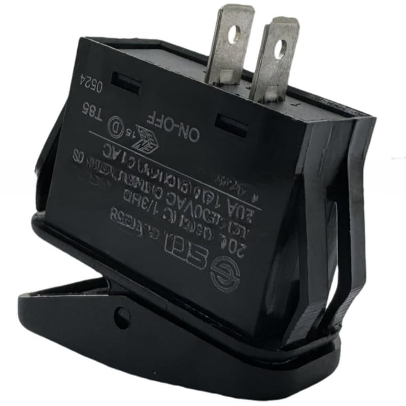 1Pc 20A125VAC waterproof ship type rocker switch R13-258 second gear third gear single knife (R13-258A second gear)