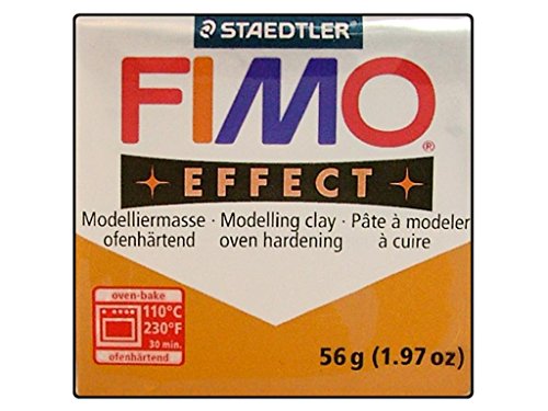 Staedtler Fimo Soft Polymer Clay 2 Ounces-8020-11 Metallic Gold