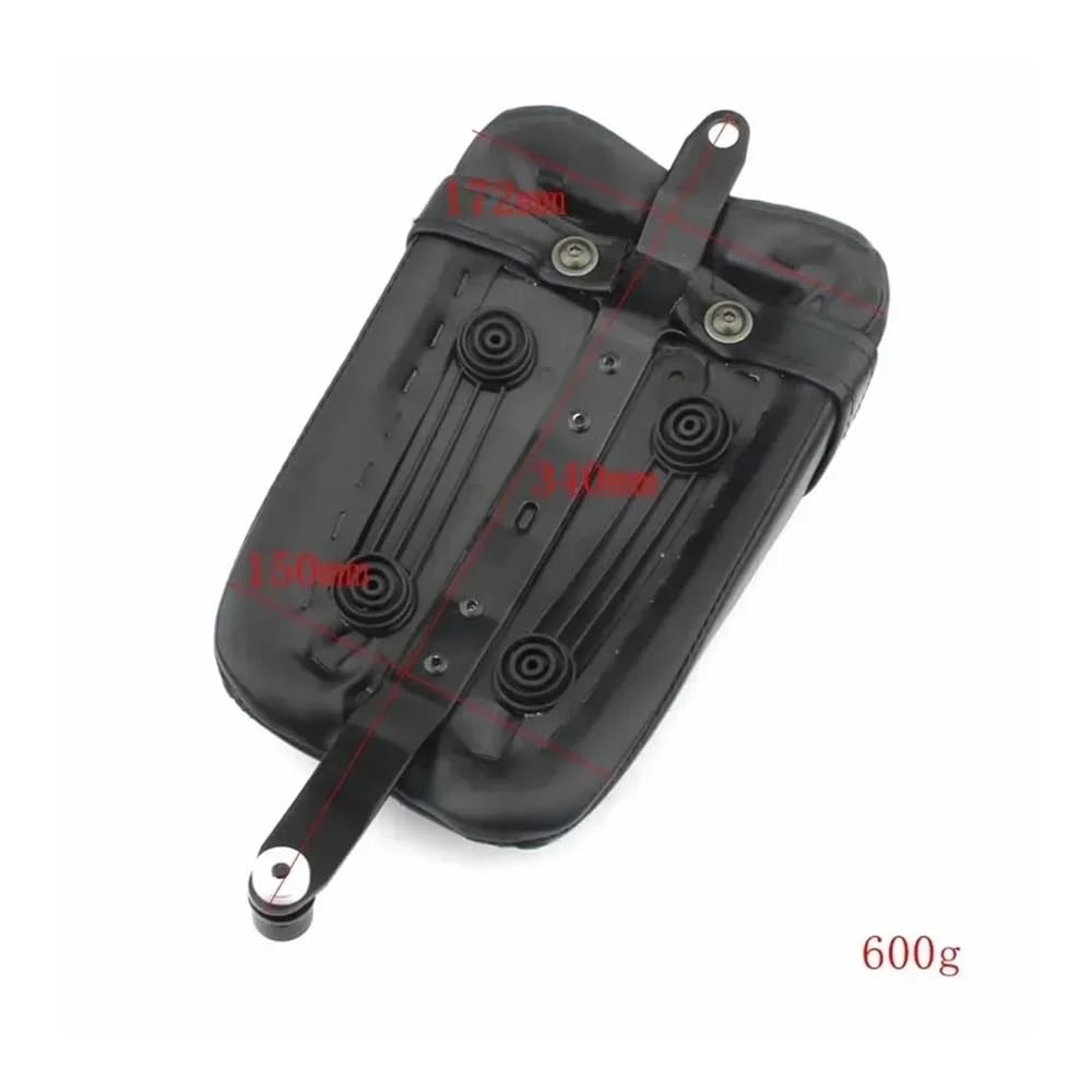 Funda para Asiento Trasero de Motocicleta, Almohadilla para Pasajero, Street Bob, para Softail Standard 2018-2022 2023 FXBB Cafe Asiento Pasajero Motocicleta