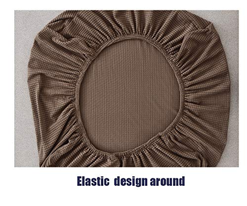 Funda para sofa chaise longue elástica de forro polar texturizado exclusivo 4 XL 8