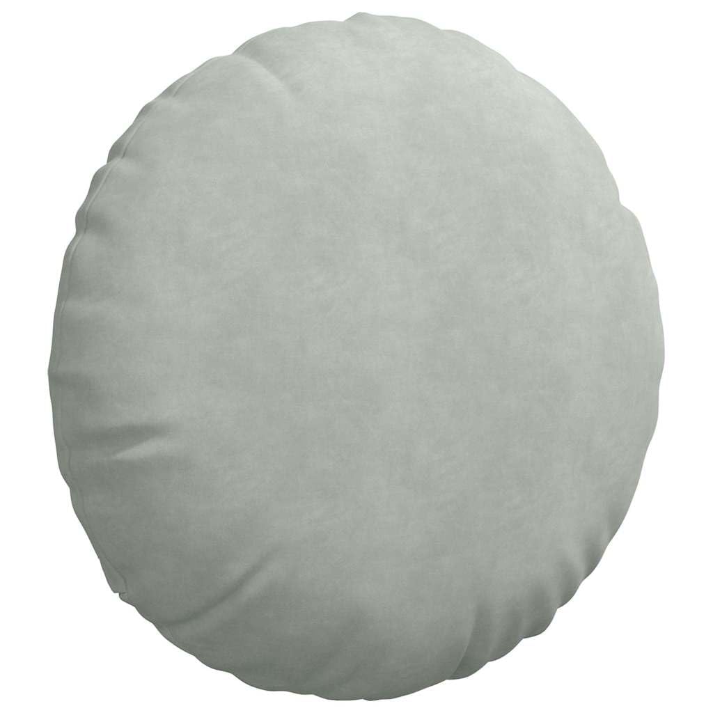 Générique Poduszki do siedzenia 2 szt. Jasnoszary 40 x 13 cm Aksamitny | Wyściółka z włókien poliestrowych, zdejmowana osłona z zamkiem błyskawicznym, zmywalna, do salonu sypialni biura