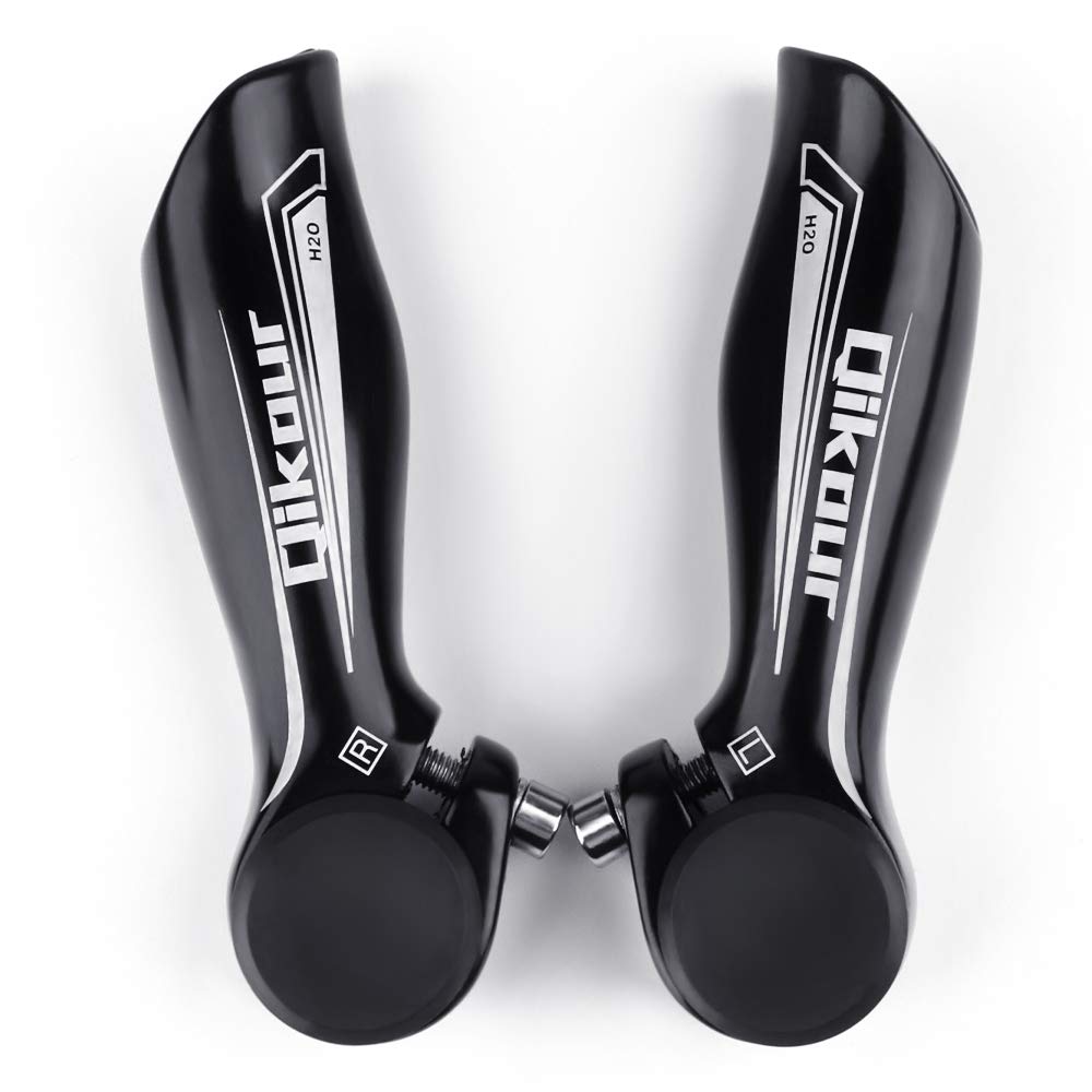 Poignées De Guidon Vélo VTT En Alliage Aluminium - Extensions Légères (147g), Ergonomiques, Couple 8Nm/5Nm - Pour Longue Distance, Confort Main
