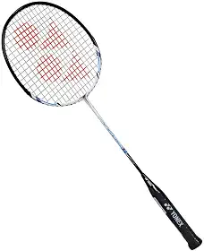 Raquete de Badminton Yonex Muscle Power 2 Branca Preta e Azul