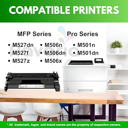 Image of 87X / CF287X Compatible Toner Cartridge for HP Printers MFP M527dn, MFP M527f, MFP M527z ,M506n, M506dn, M506x ,Pro M501n and Pro M501dn (87X / CF287X Toner Pack of 2)