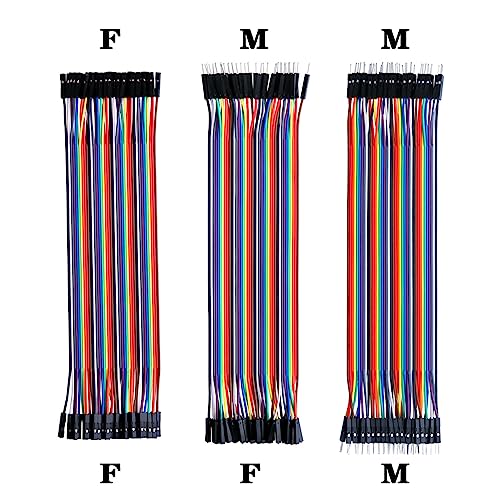 Solderless Electronics Breadboard Jumper Wires Kit 400 830 Tie Point Breadboard 14Values Solid Jumper Wire 126pcs U-Shape Male to Male Bread Board Cable Wire Ribbon Cables - Image 4