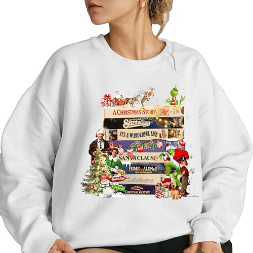 Vintage Christmas VHS Sweatshirts, Retro Funny Christmas VHS Sweatshirt, Christmas 90s Movies Sweater, Christmas VHS Movies, Merry Christmas
