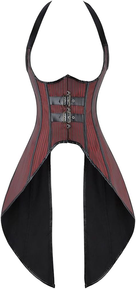 Grebrafan Steampunk Corsage Unterbrust Korsett Vampir Damen