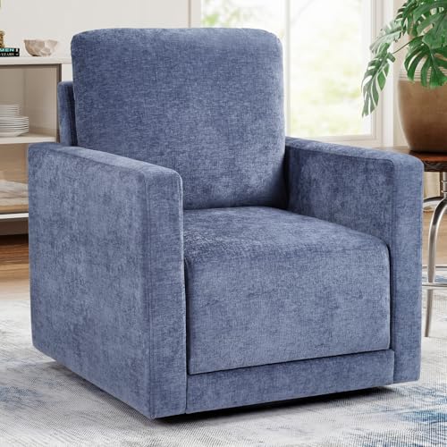 INZOY Swivel Chair with Hidden Storage
