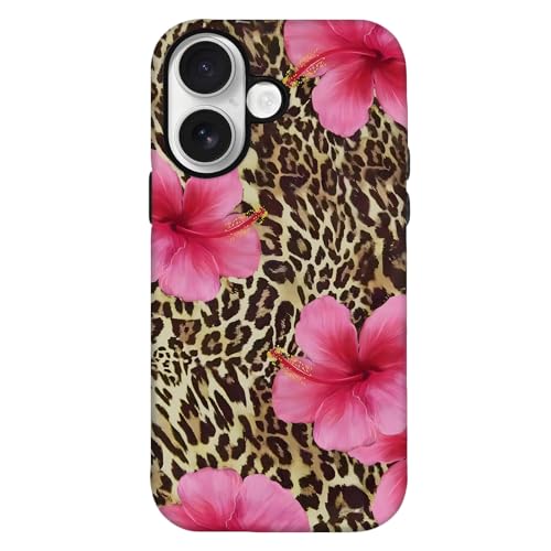 Coque iPhone 17 motif léopard rétro protection hybride 2 couches