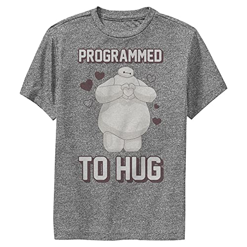 T-shirt garçon Disney Big Hero 6 anti-irritation gris anthracite XL