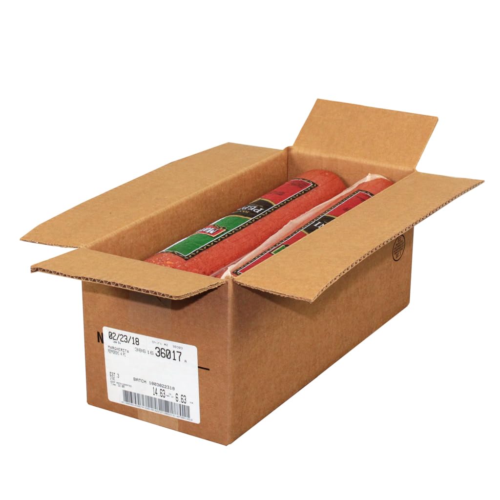 Margherita Sandwich Style Deli Pepperoni Stick - 4 per case.