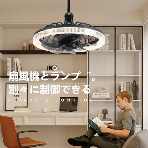 Aerlife シーリングファンライト LED-HEJ1 (シーリングタイプ) の商品画像 3
