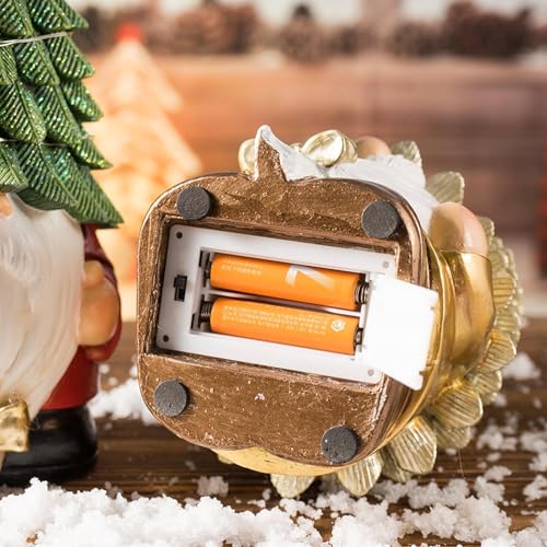 Figuritas enanas de Navidad y gnomos de jardín decorativos 4