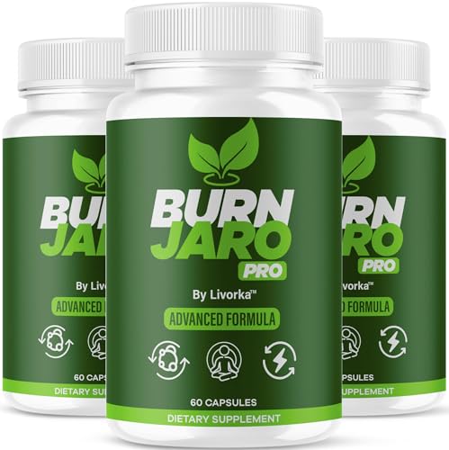 (3 Pack) Burn Jaro Pro - BurnJaro Pink Salt Capsules Pro, BurnJaro Pro Pills, Official Advanced Formula Burn Jaro Pro Supplement Pills Natural Ingredients Reviews, 180 Capsules for 3 Months