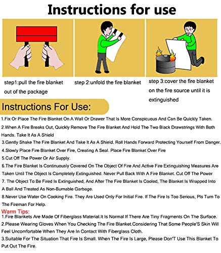 Premium Fire Blanket Emergency [47.2