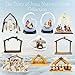 Comfy Hour Faith and Hope Collection Baby Jesus, Holy Family with Angel, Christmas Nativity Scene Figurine, Stable Set of 9 Pieces, Polyresin