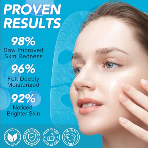 Mascarilla Colageno Facial Coreana, Mascarilla Facial Coreana, Mascarilla de Colageno, Nutrir Mascarillas Faciales, Bio Collagen Mask, Reduce las Arrugas, Mantiene la Piel Joven, Mejora la Elasticidad - imagen 12