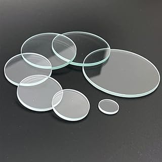 GatherTOOL Round Flat Glass Lens for Flashlight Headlamp Bike Light 20.5mm 24mm 29mm 45mm 47mm 50mm 51mm 52mm 55mm 58mm 59mm 60mm 65mm 75mm (Size : 40mm x 2mm, Color : 1PC)